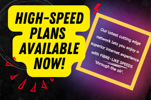 High speed plans available
