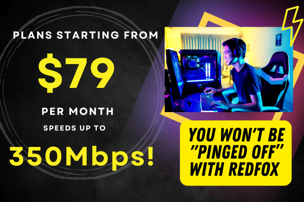 Plans starting from $59 and speeds up to 350Mbps.